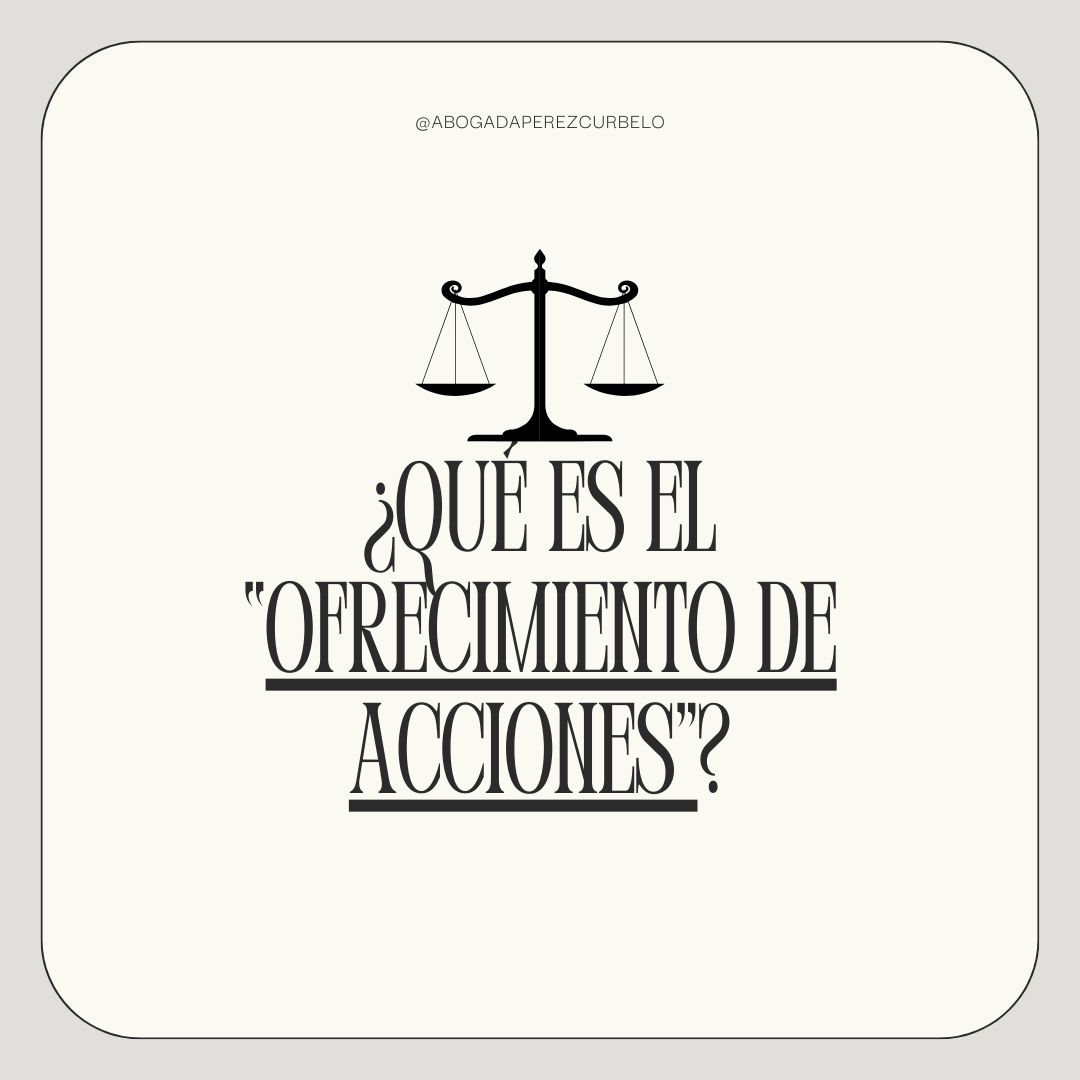 ¿Qué es el ofrecimiento de acciones?