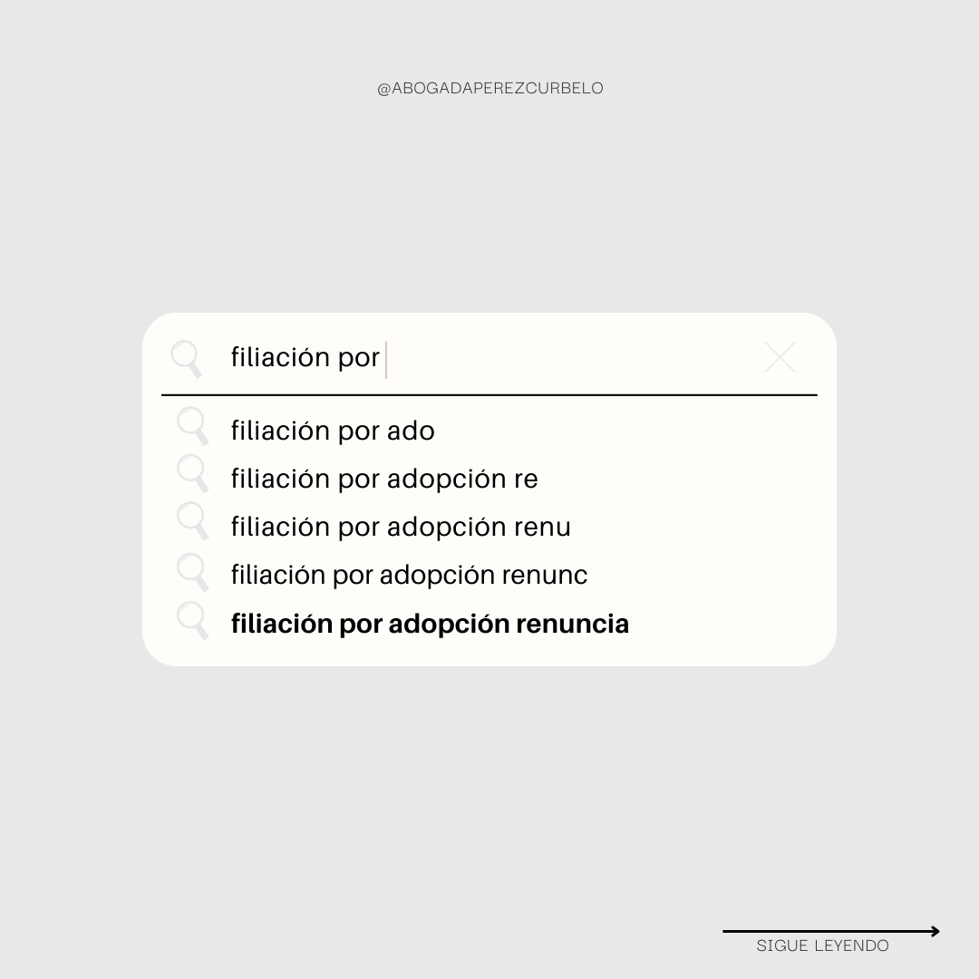 ¿Puedo renunciar a la filiación por adopción?