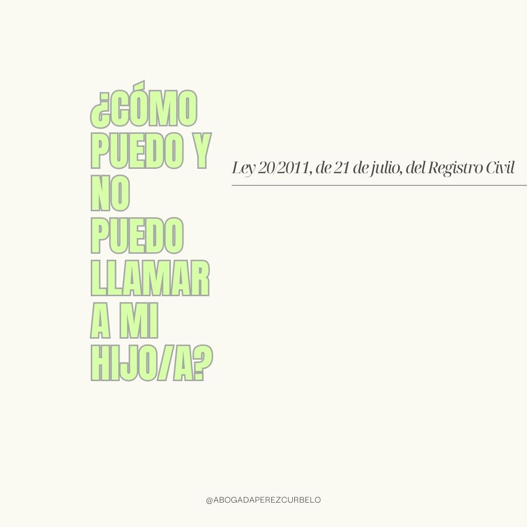 ¿Cómo puedo y no puedo llamar a mi hijo/a?